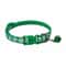 Adjustable Cartoon Paw Print Pet Collar With Safety Bell 9
