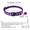 Adjustable Cartoon Paw Print Pet Collar With Safety Bell 3