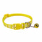 Adjustable Cartoon Paw Print Pet Collar With Safety Bell 15