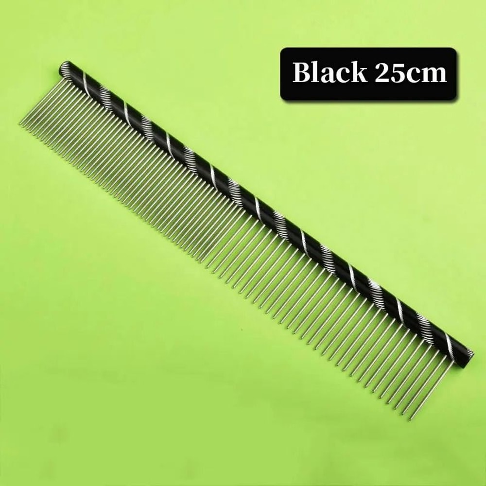 Stainless Steel Lightweight Flat Grooming Comb 11