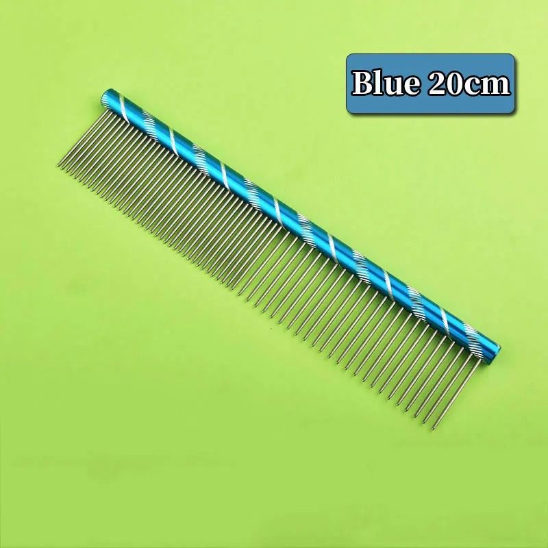 Stainless Steel Lightweight Flat Grooming Comb 15