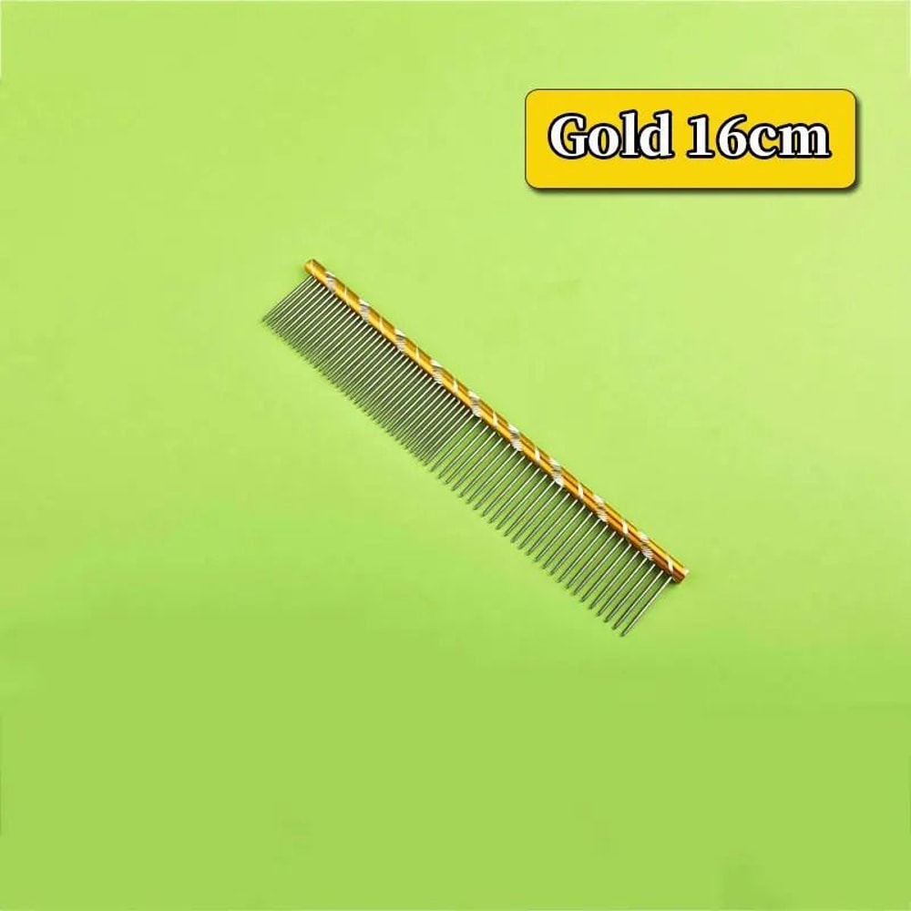Stainless Steel Lightweight Flat Grooming Comb 29