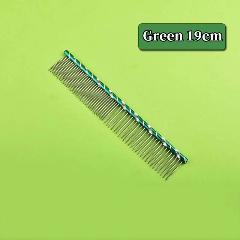 Stainless Steel Lightweight Flat Grooming Comb 22