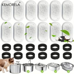 activated carbon & sponge replacement water fountain filters