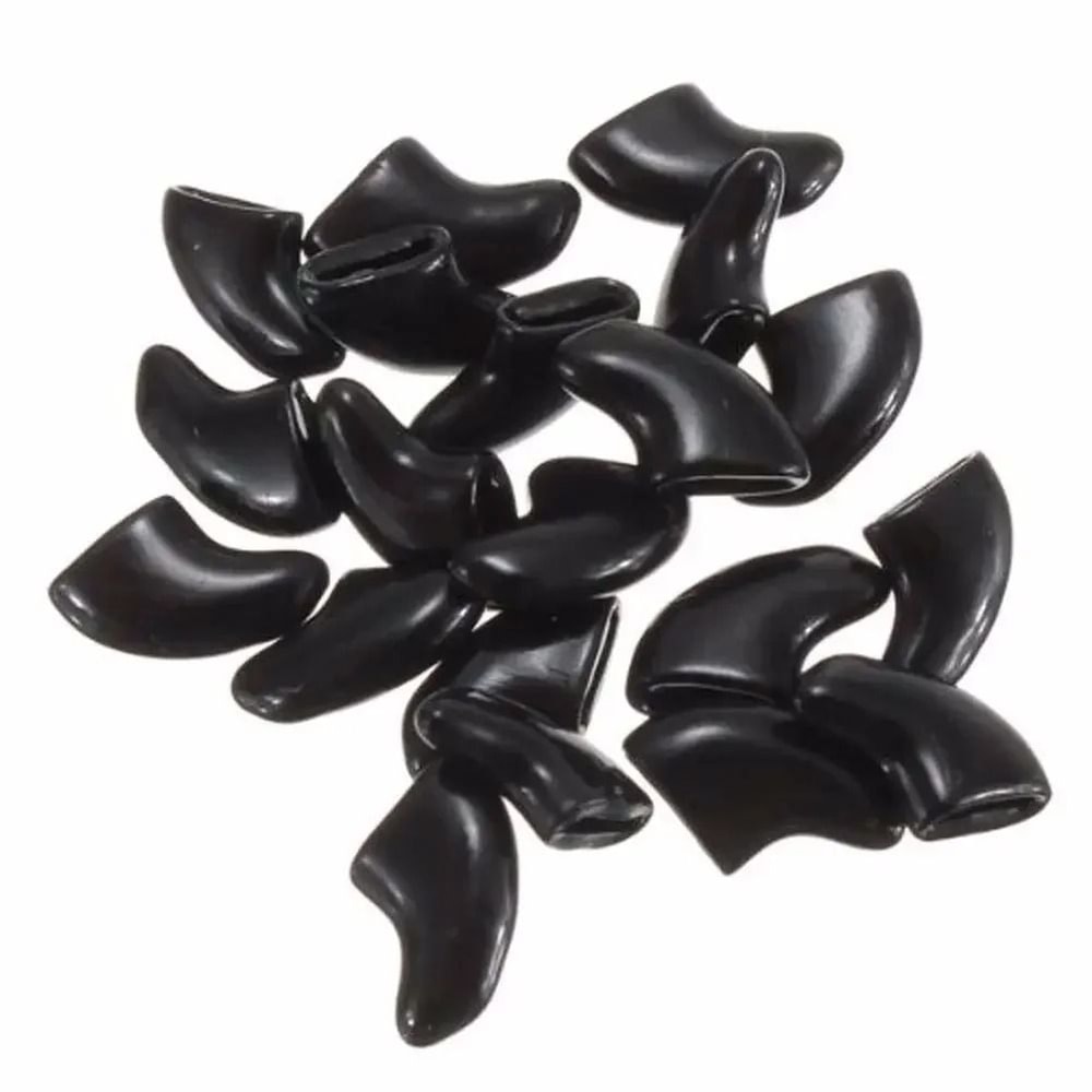 Silicone Soft Cat Nail Caps With Adhesive Glue Set 3