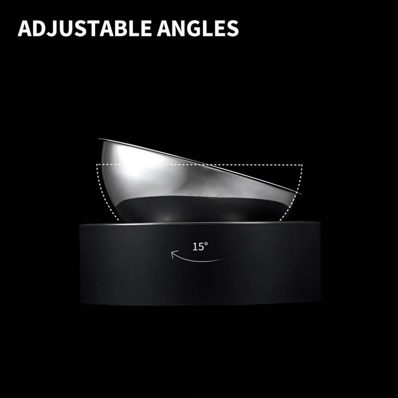PETKIT Stainless Steel Adjustable Double Pet Feeding Bowl 4