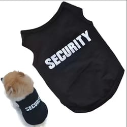 printed pet security vest t-shirt