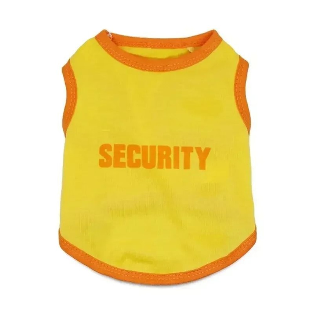 Printed Pet Security Vest TShirt 9