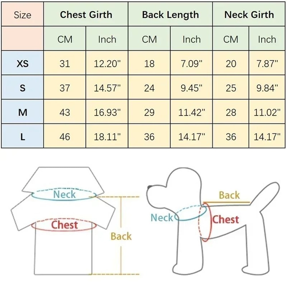 Printed Pet Security Vest TShirt 5