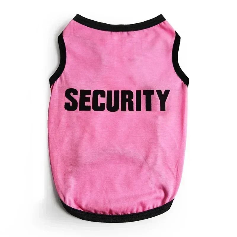 Printed Pet Security Vest TShirt 6