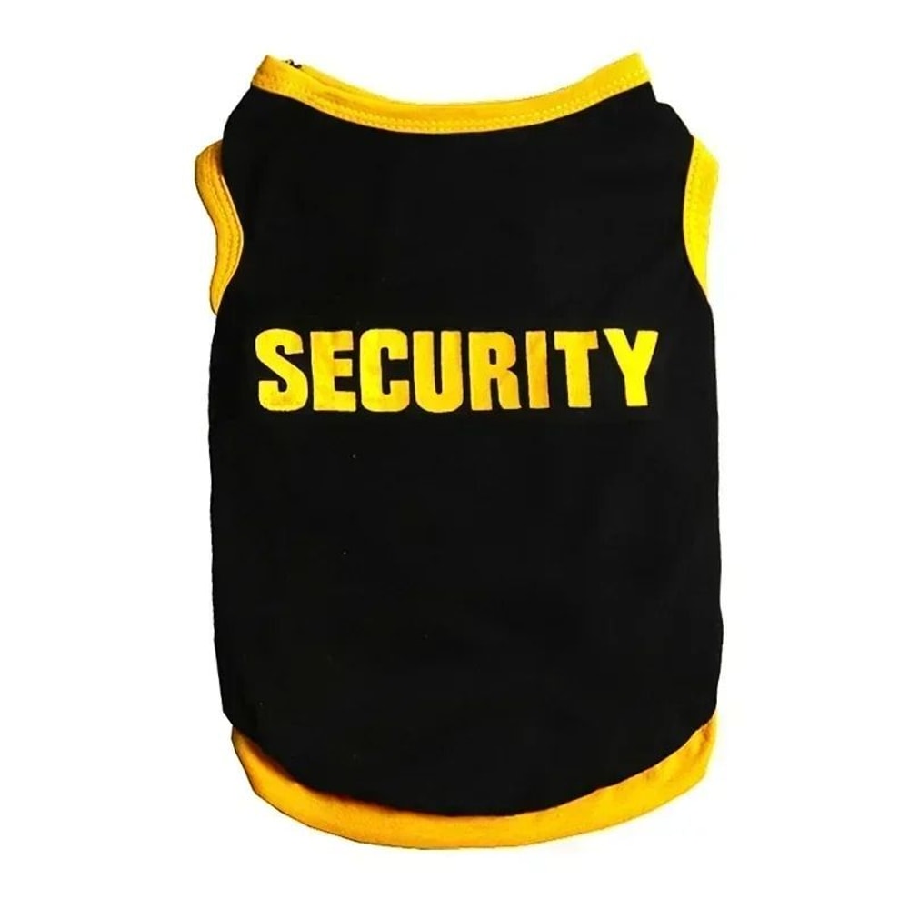 Printed Pet Security Vest TShirt 8