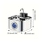 Wireless Sensor Stainless Steel Pet Water Fountain 3