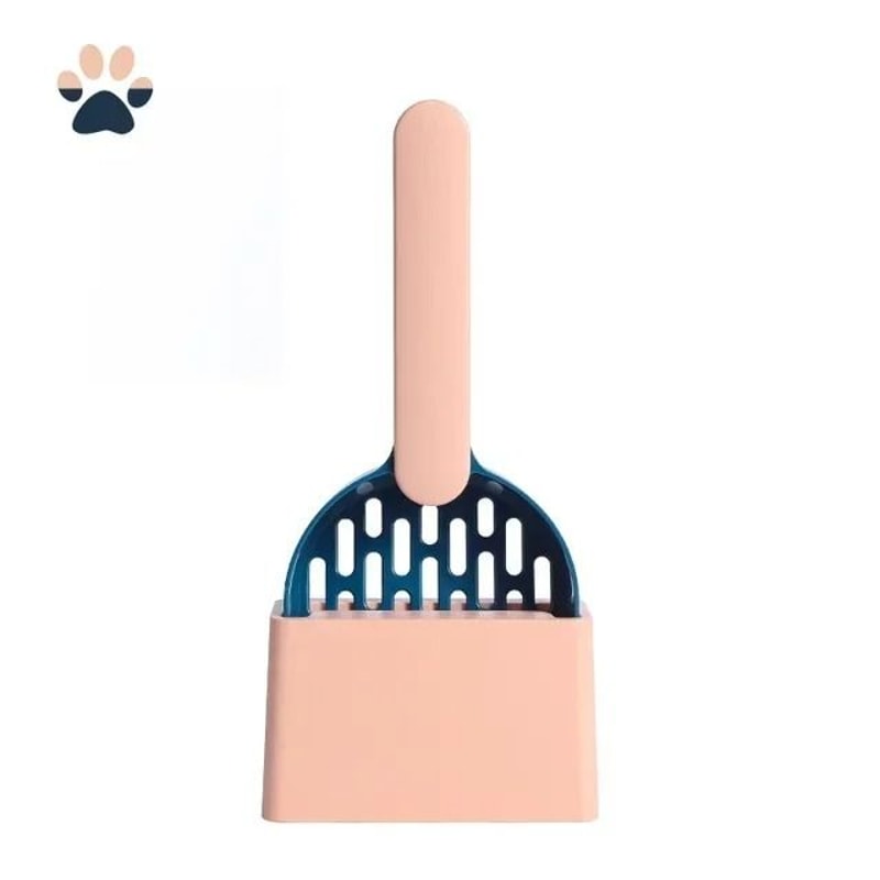 Cat Litter Scoop Set With Storage Base 6