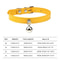 Colorful Adjustable Leather Pet Collar With Bell 13