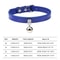 Colorful Adjustable Leather Pet Collar With Bell 8
