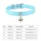 Colorful Adjustable Leather Pet Collar With Bell 20