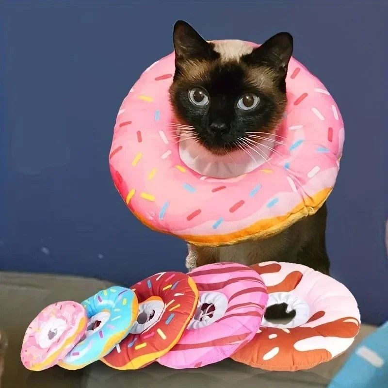 Cute Donut Pet Elizabethan Collar 1