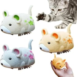 interactive self-moving electric hamster cat toy