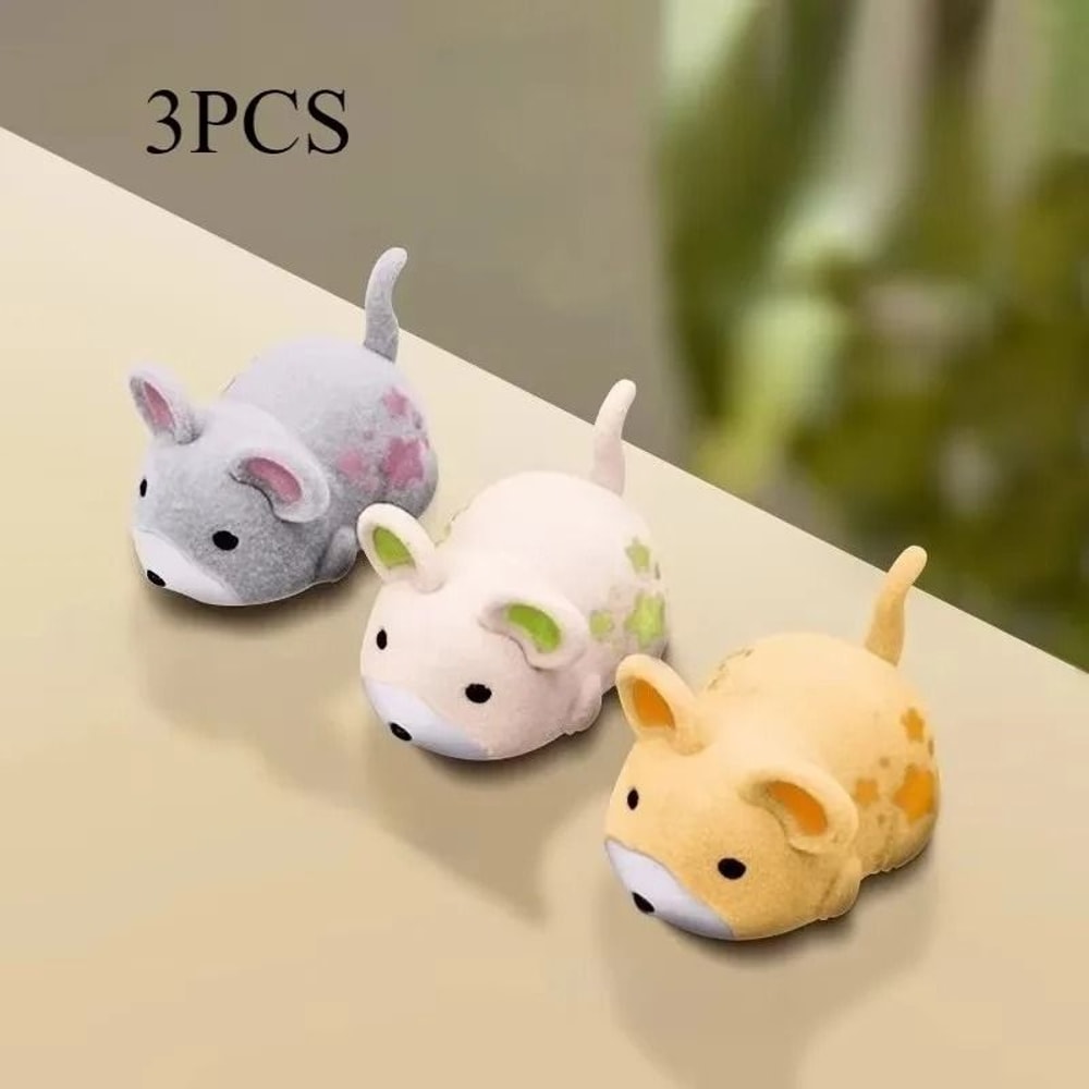 Interactive SelfMoving Electric Hamster Cat Toy 12