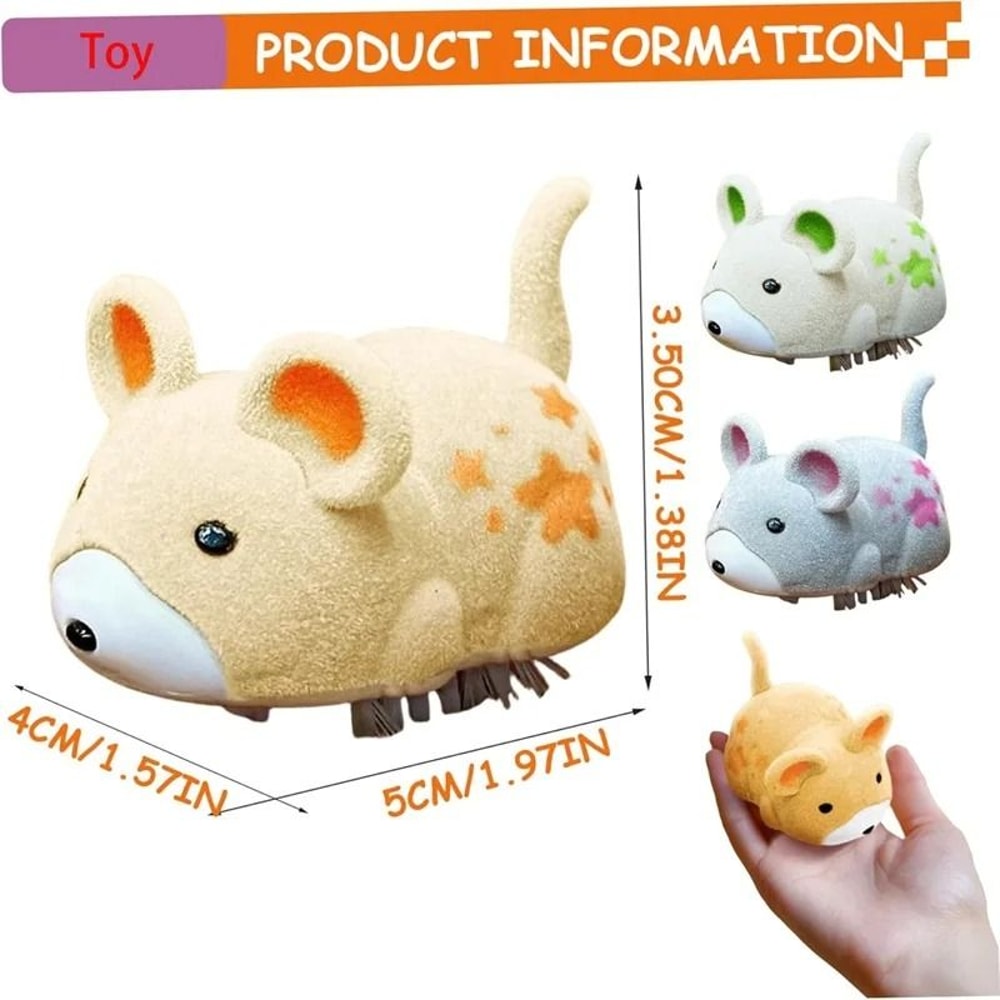 Interactive SelfMoving Electric Hamster Cat Toy 5