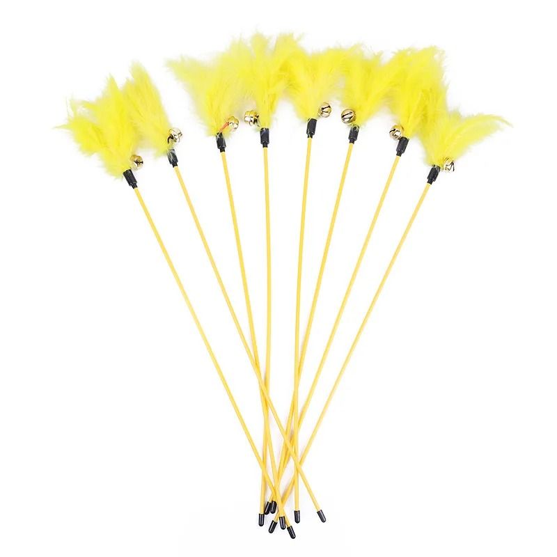 5Piece Interactive Cat Teaser Wand Set 13