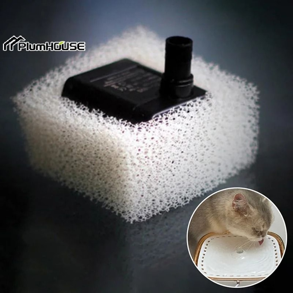 Foam Filters For Cat Water Fountain Pumps 1
