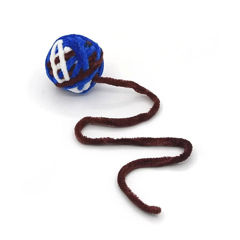 DrDC Colorful Wool Cat Teaser Toy Balls 9