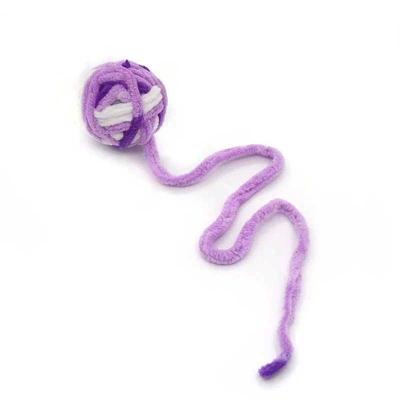 DrDC Colorful Wool Cat Teaser Toy Balls 10