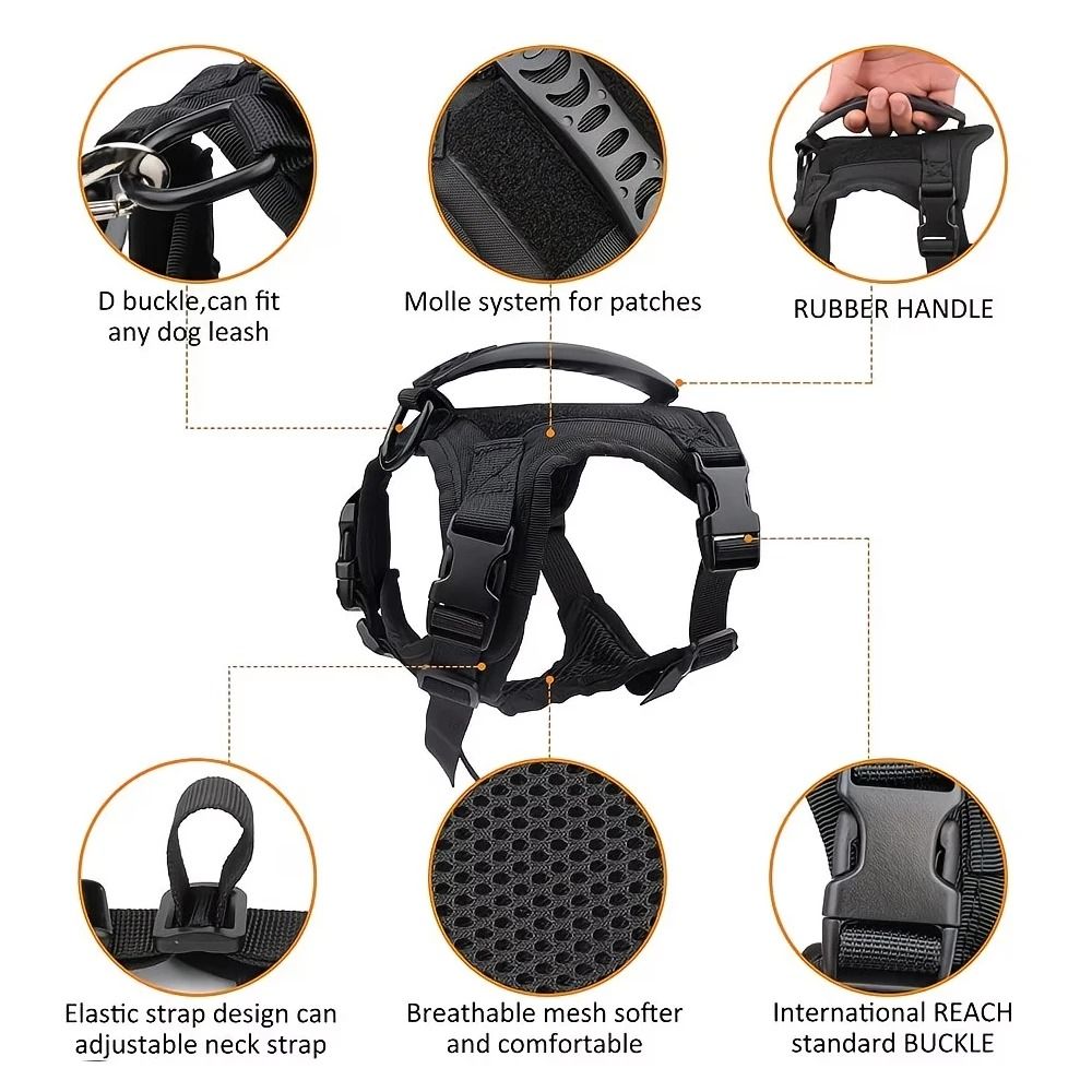 Tactical EscapeProof Military Style Cat Harness 1