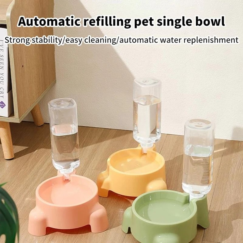 Automatic Pet Water Bottle Dispenser Bowl 0