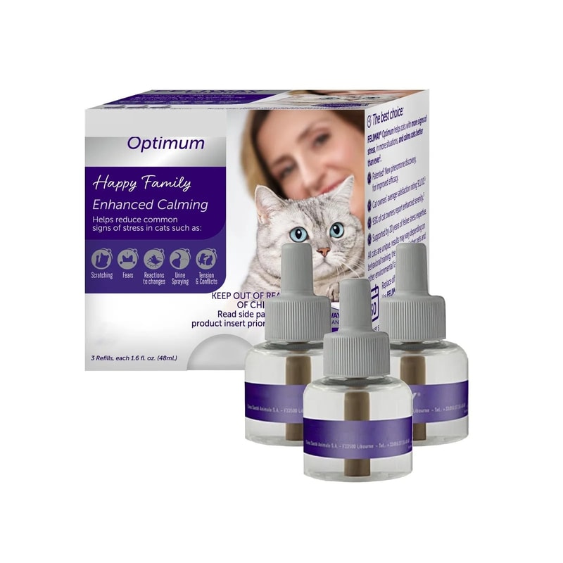 YHOPE Classic Calm For Cats 30Day Diffuser Refill 3Pack 2