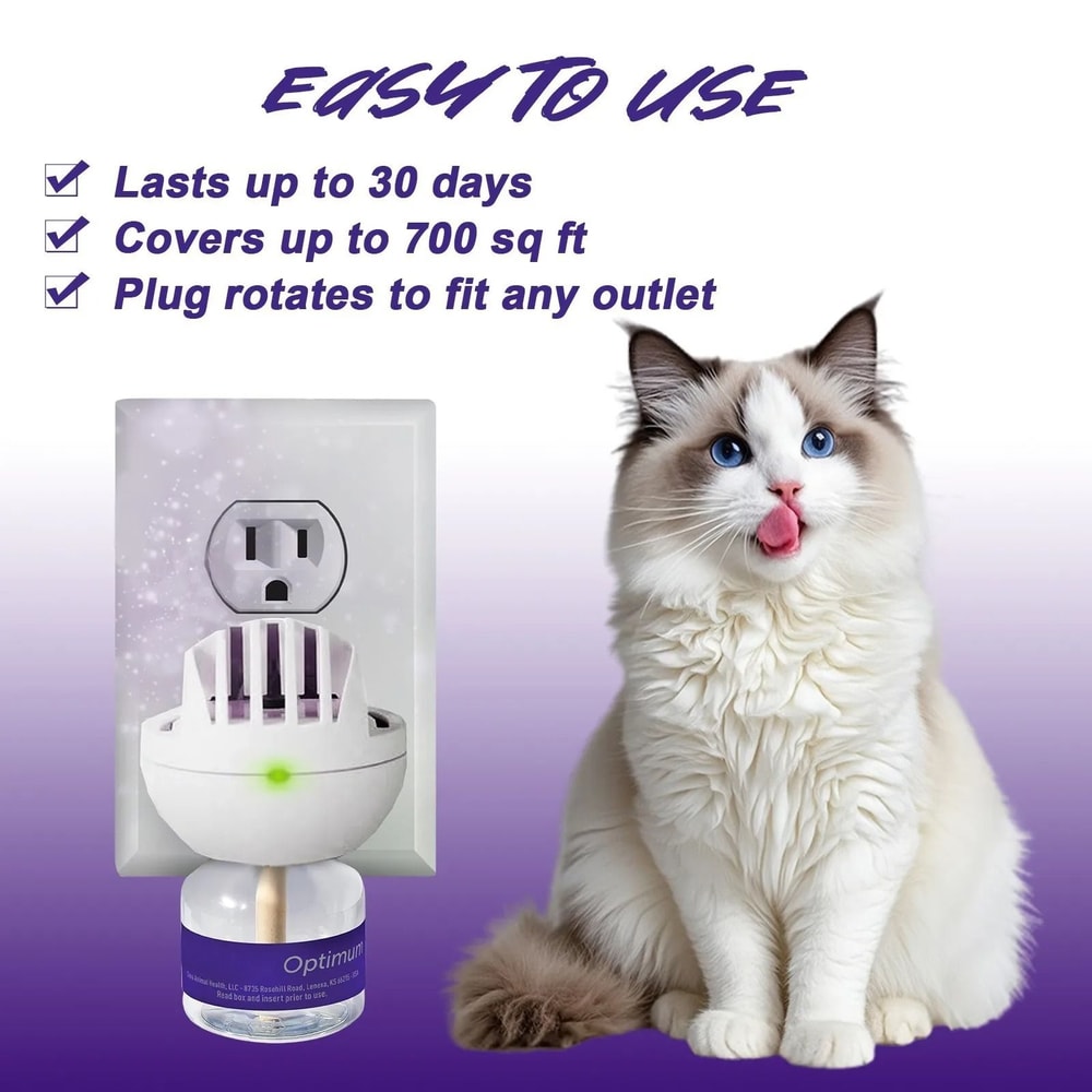 YHOPE Classic Calm For Cats 30Day Diffuser Refill 3Pack 3