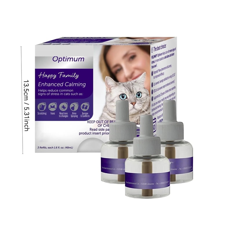 YHOPE Classic Calm For Cats 30Day Diffuser Refill 3Pack 4