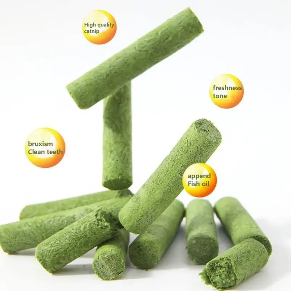 Cat Grass Teething Stick Pet Snack 4