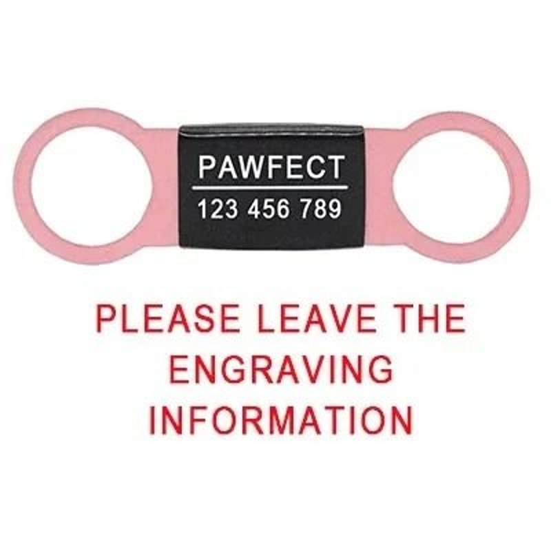 Custom Stainless Steel Pet ID Name Plate SlideOn Tags For Collar 6