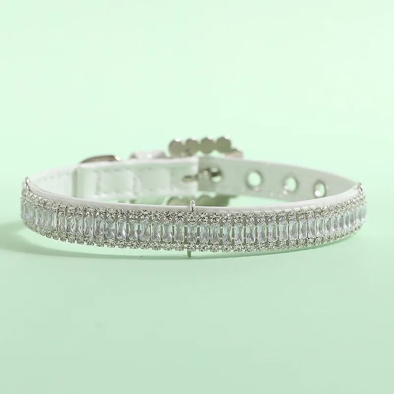 Luxury Faux Pearl And Rhinestone Jewelry Collar Necklace For Pets 7