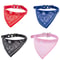 Adjustable Cute Printed Triangular Bandana Cat And Puppy Scarf Collar 2