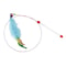 FourSection Telescopic Carbon Fiber Cat Wand Fishing Rod Toy 9