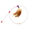 FourSection Telescopic Carbon Fiber Cat Wand Fishing Rod Toy 5