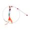 FourSection Telescopic Carbon Fiber Cat Wand Fishing Rod Toy 6