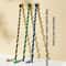 Simulation Feather And Satin Ribbon Interactive Cat Teaser Wand Toy 0