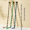 Simulation Feather And Satin Ribbon Interactive Cat Teaser Wand Toy 0