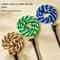Simulation Feather And Satin Ribbon Interactive Cat Teaser Wand Toy 2