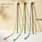 Simulation Feather And Satin Ribbon Interactive Cat Teaser Wand Toy 6