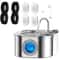 3L Stainless Steel Automatic Cat Water Fountain Dispenser 1