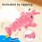 Electric Jumping Lobster And Simulation Flopping Shrimp Plush Pet Toy 1