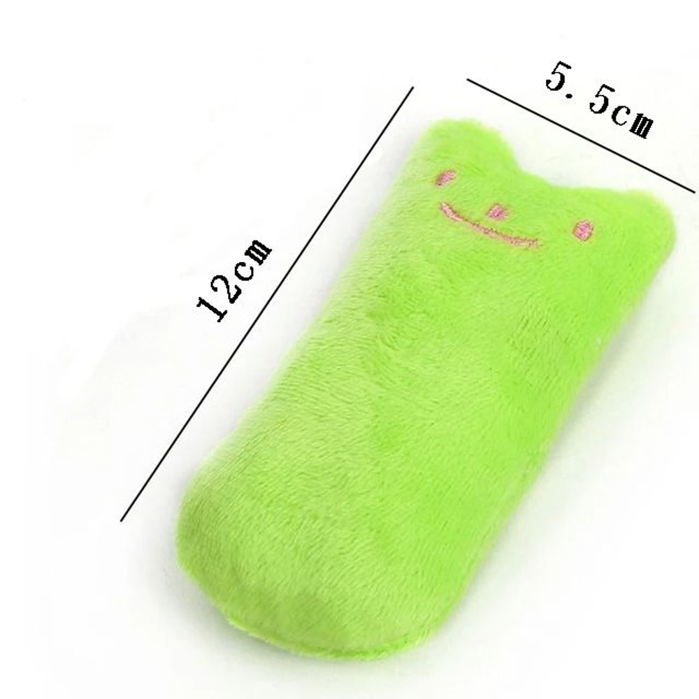 Interactive Plush Catnip Thumb Toy With Vocal Sound Element 7