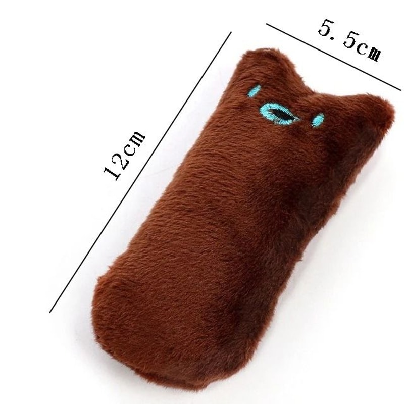 Interactive Plush Catnip Thumb Toy With Vocal Sound Element 15