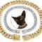 Luxury Cuban Link Cat Necklace Jewelry Rhinestone Collar 0