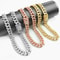 Luxury Cuban Link Cat Necklace Jewelry Rhinestone Collar 3
